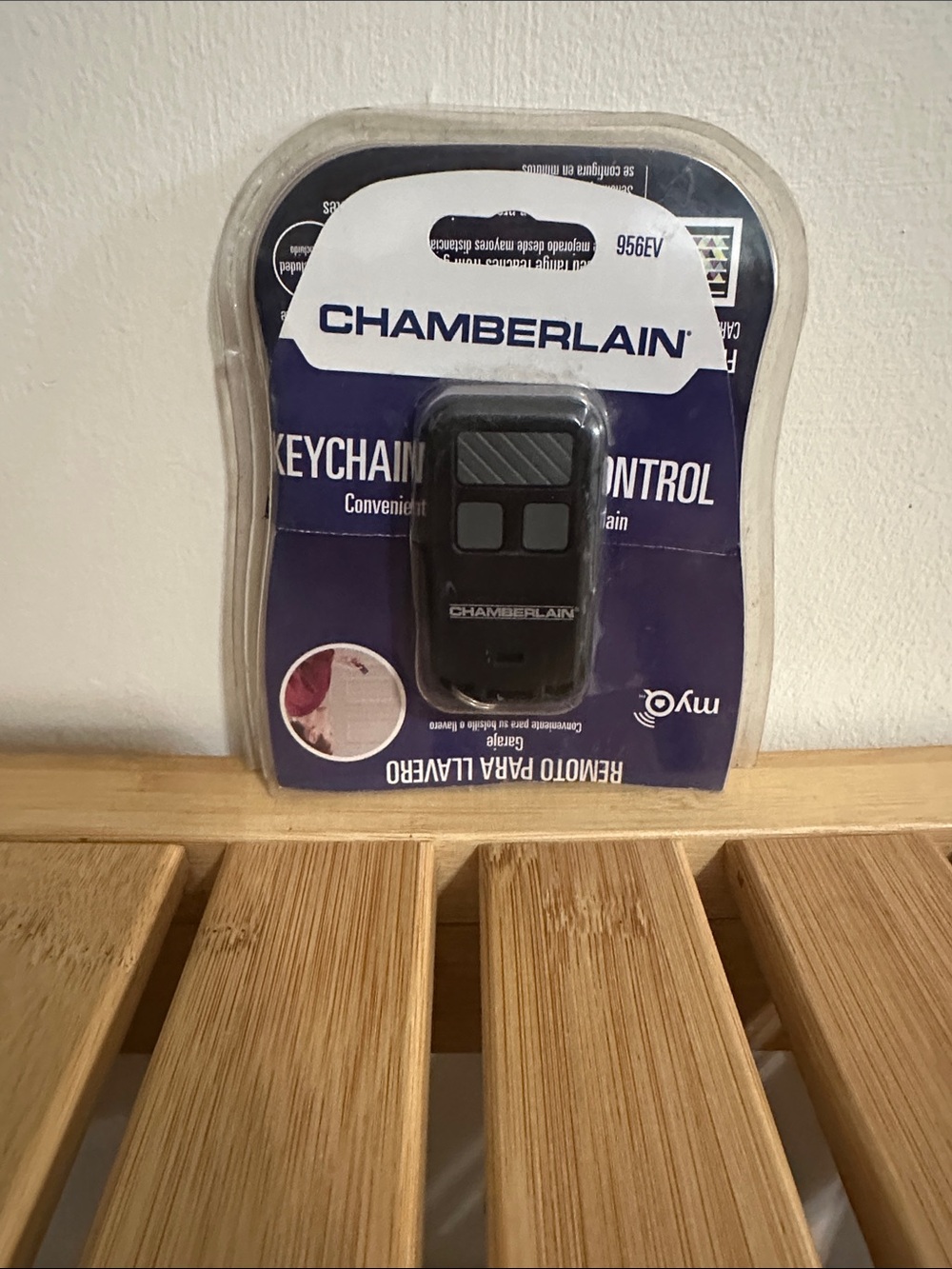 Chamberlain Keychain Garage Remote 956EV - Black